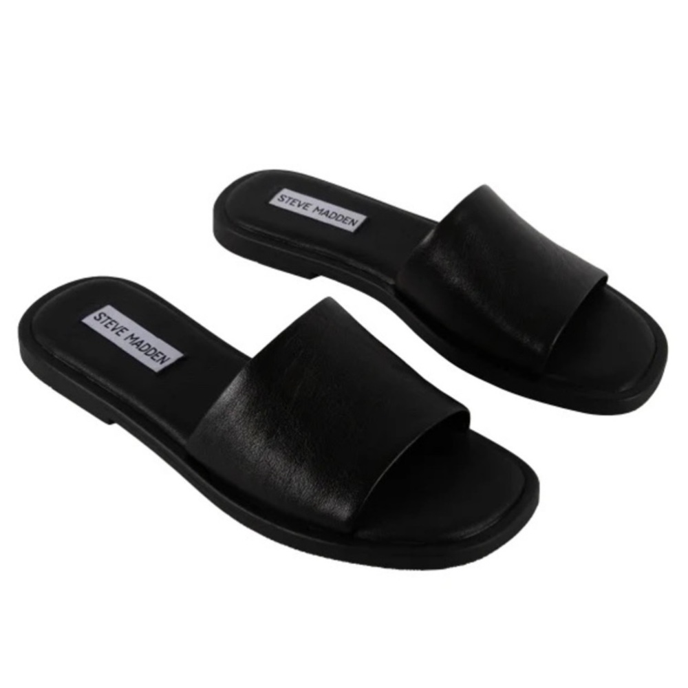 Steve Madden Women's Leather Sandals - Picture 3 of 8